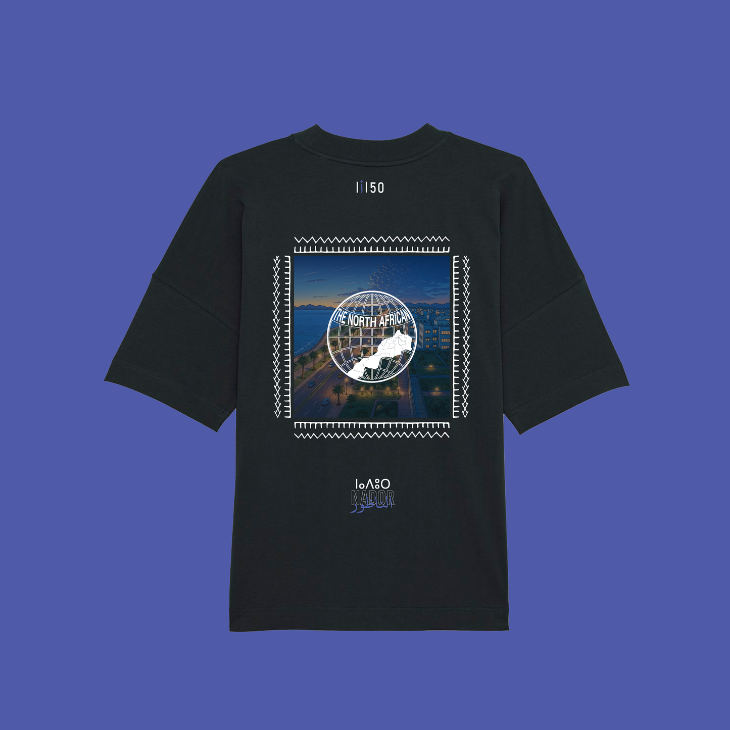 TNA Moroccan City Series | Nador Oversized T-Shirt (Dark)