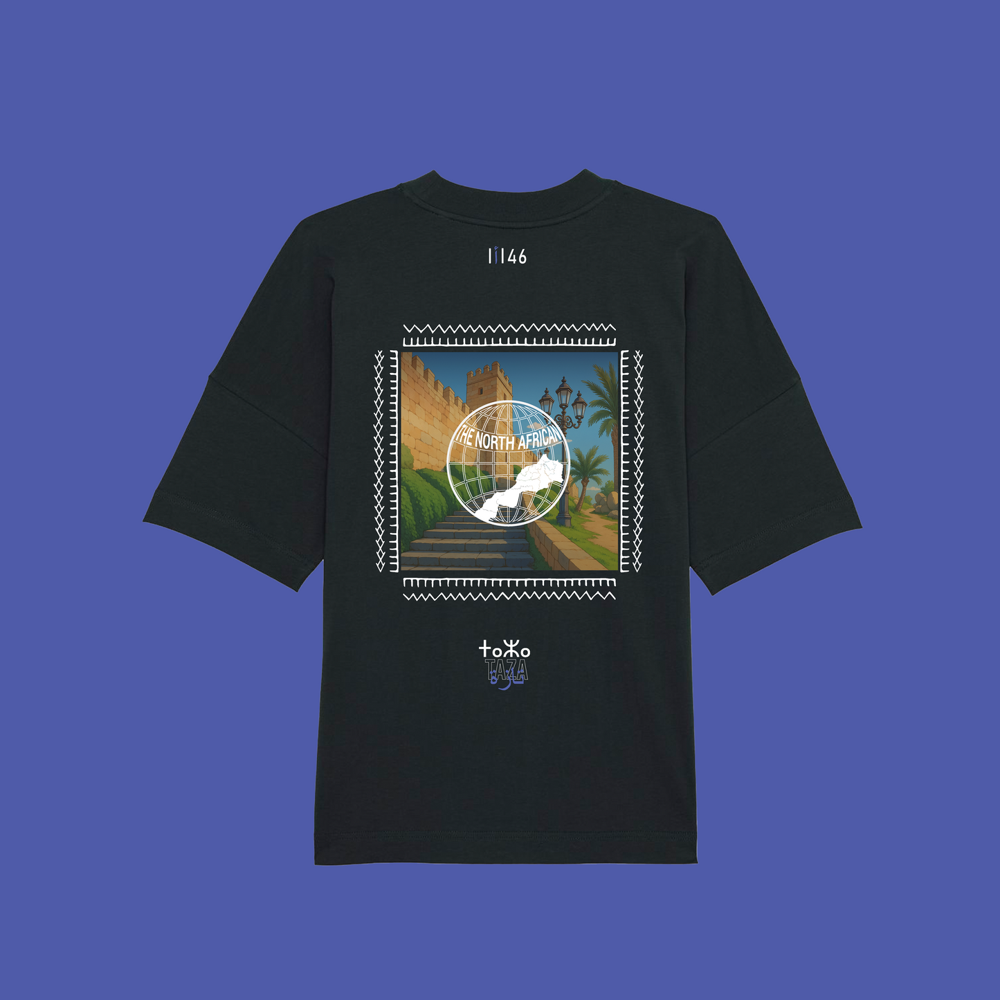 TNA Moroccan City Series | Taza Oversized T-Shirt (Dark)