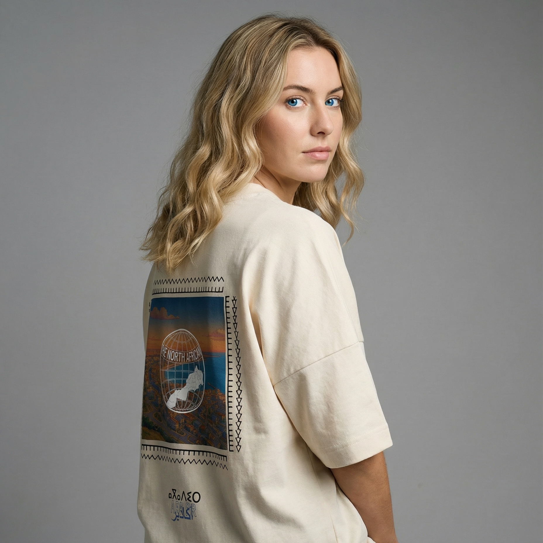 TNA Moroccan City Series | Agadir Oversized T-Shirt – TheNorthAfrican