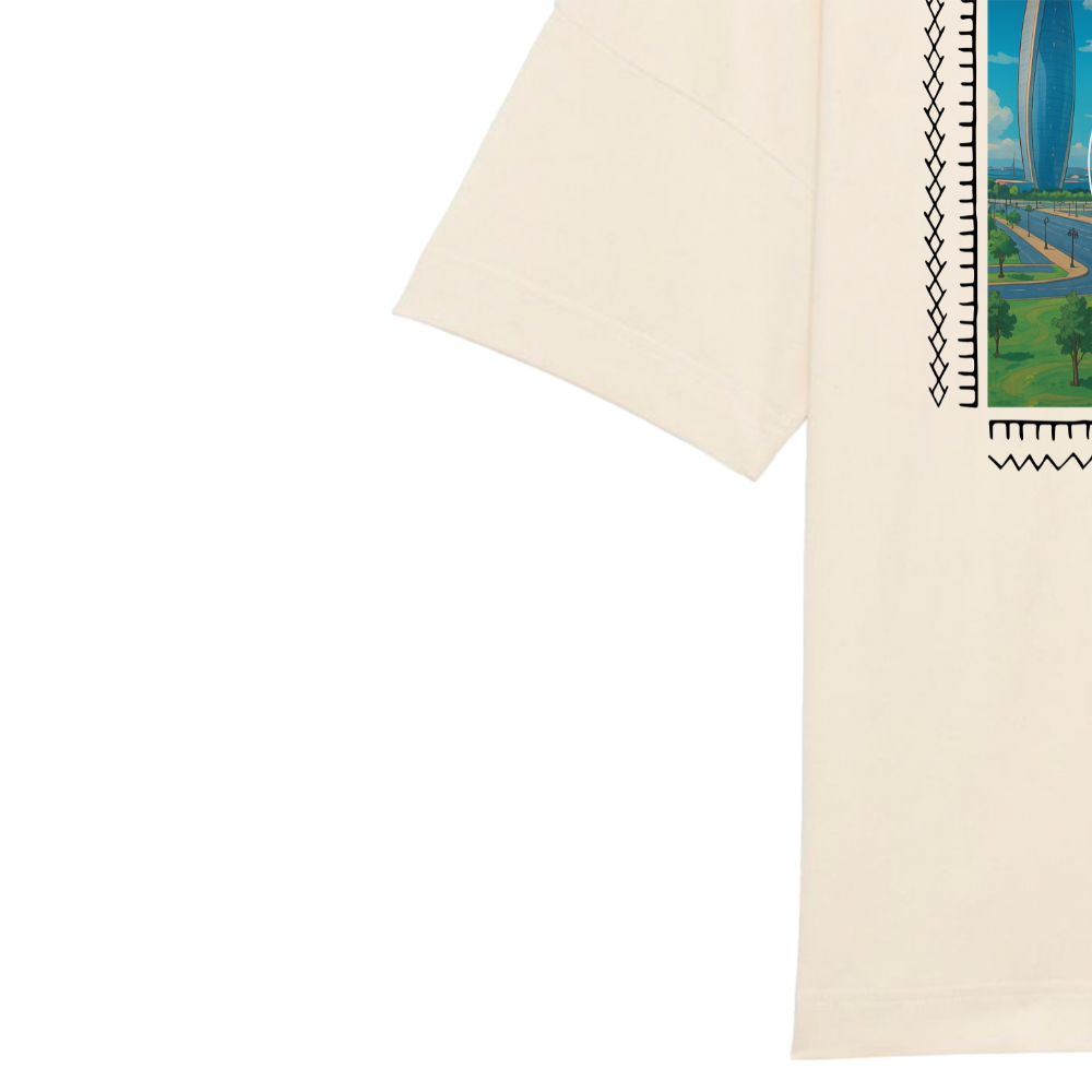 TNA Marokkaanse Stadsserie | Rabat Oversized T-shirt (Licht)