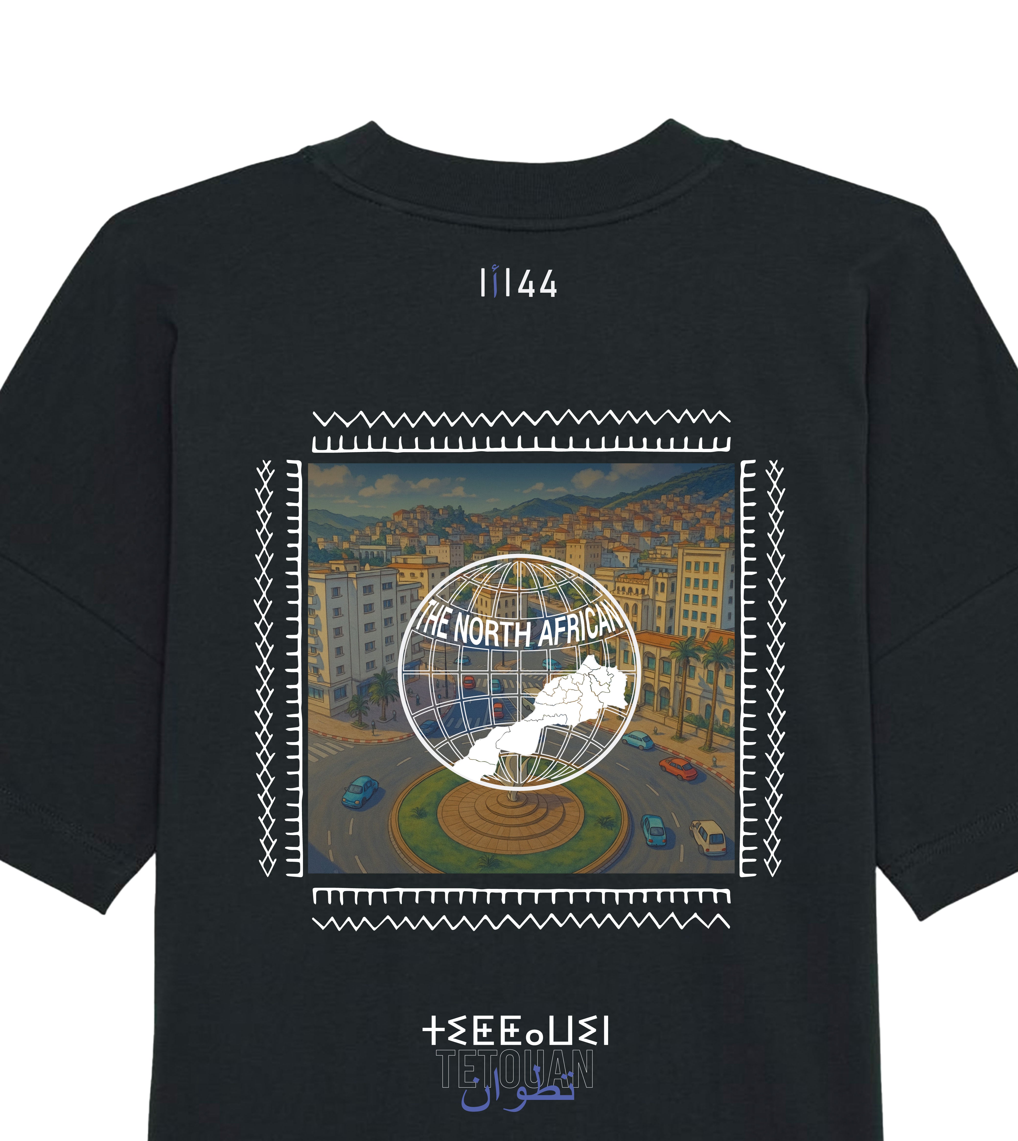 TNA Moroccan City Series | Tetouan Oversized T-shirt (Donker)