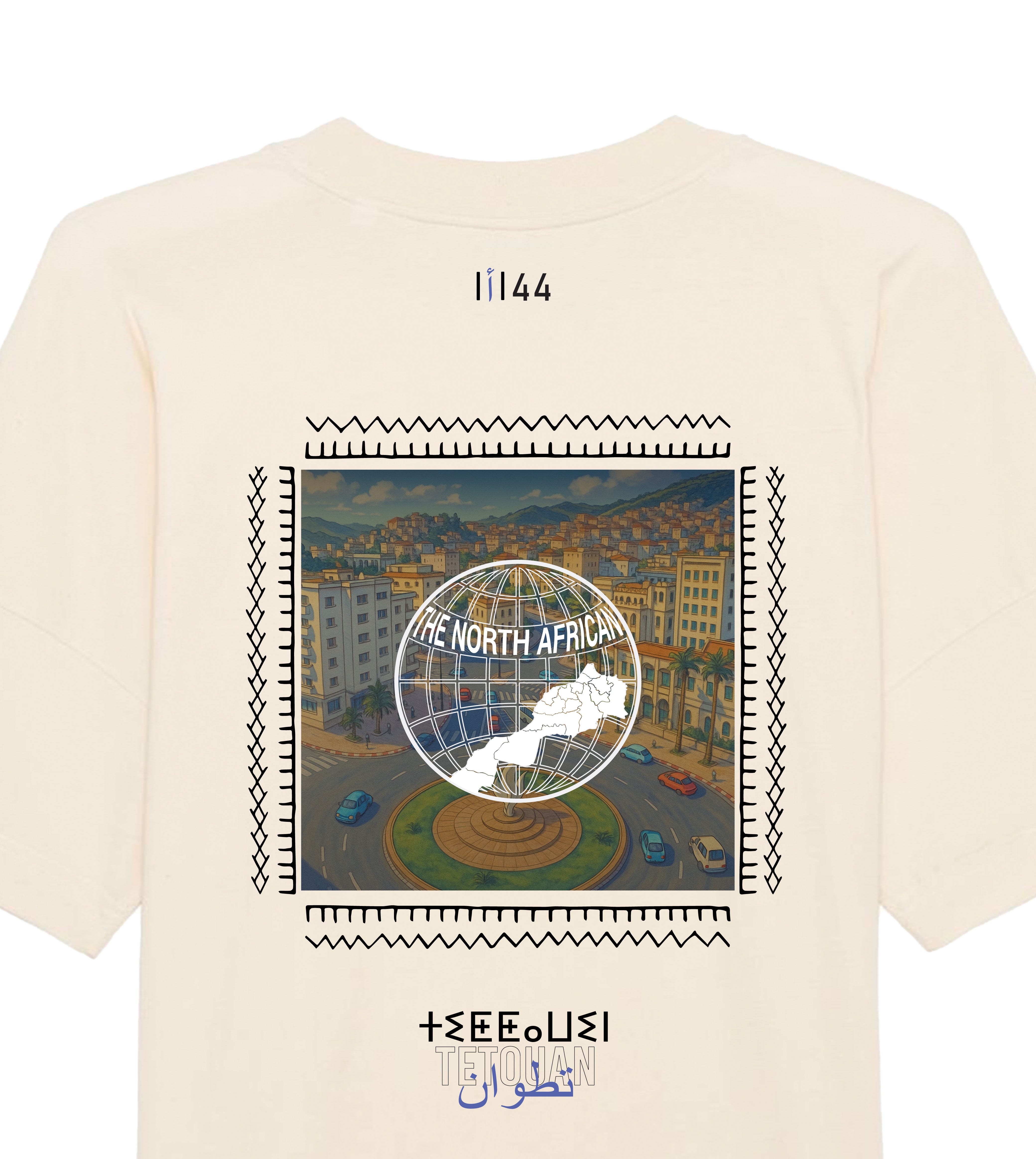 TNA Moroccan City Series | Tetouan Oversized T-shirt (Donker)