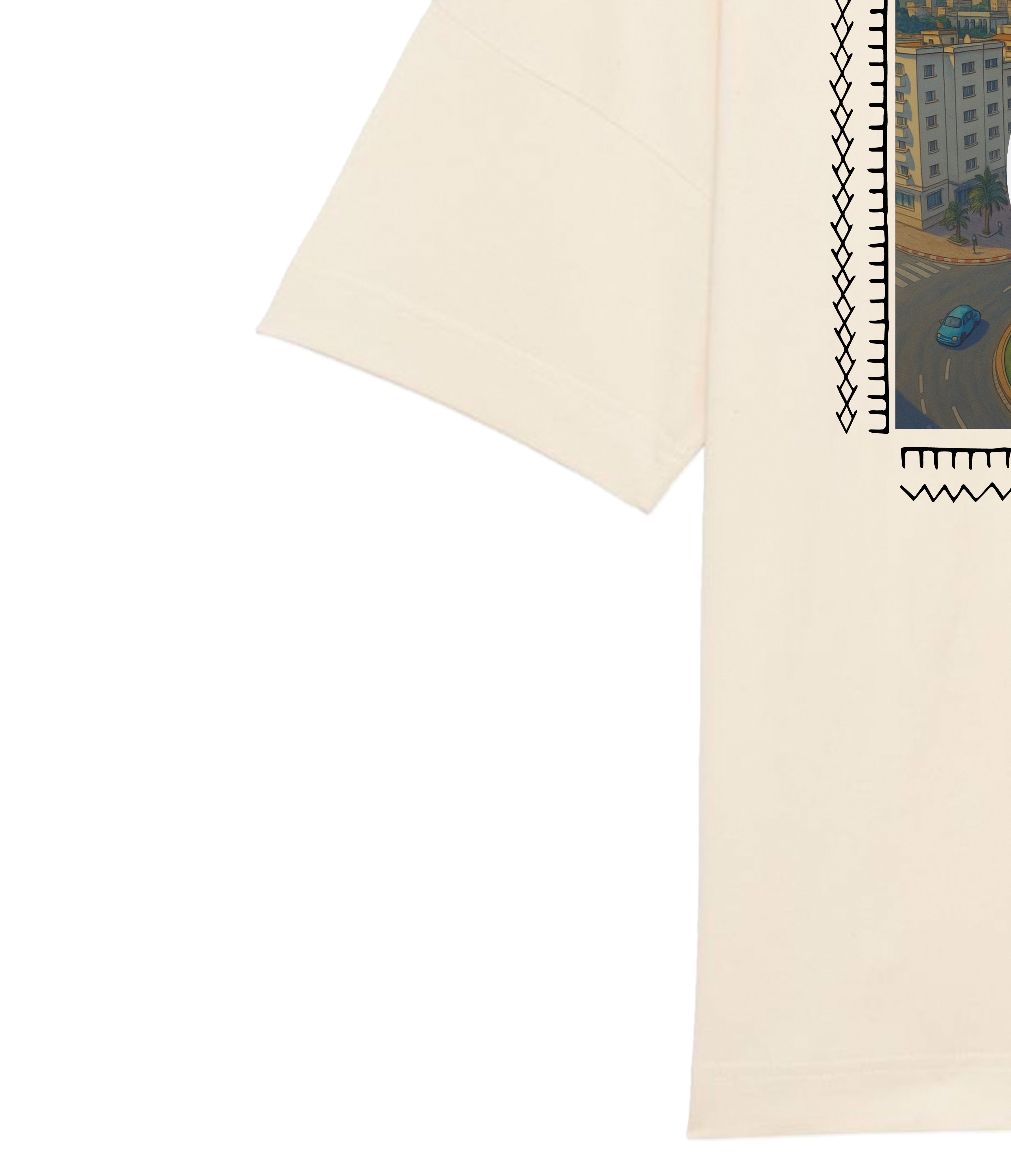 TNA Moroccan City Series | Tetouan Oversized T-shirt (Donker)